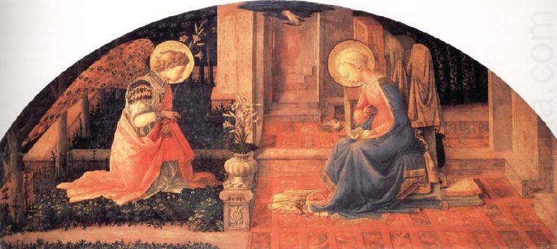 The Annunciation, Fra Filippo Lippi